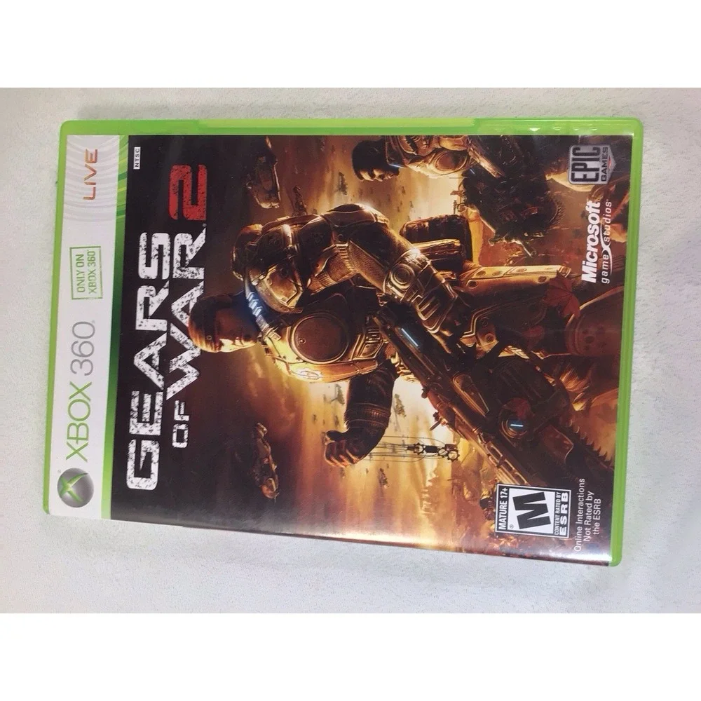 Gears of War 2 Microsoft Xbox 360 Video Game With Manual